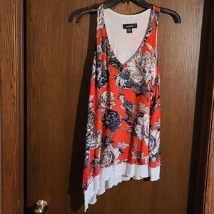 Asymmetrical tank top